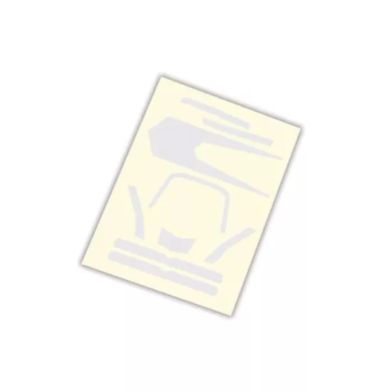 Decals, high visibility, white, TRX7984
