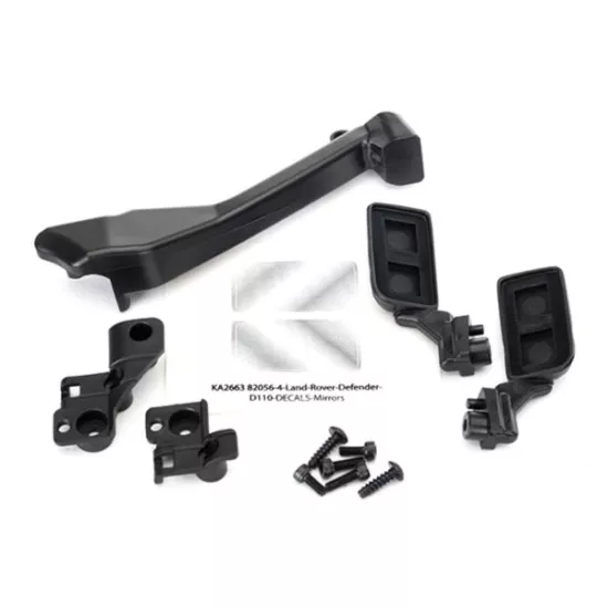 Mirrors, side (left & right)/ snorkel/ mounting hardware, TRX8020