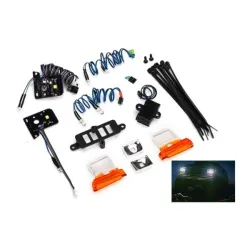 LED light set (contains headlights, tail lights, side marker lights, and distri