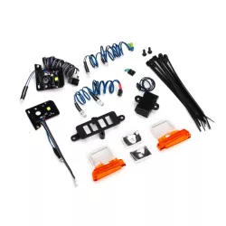 LED light set (contains headlights, tail lights, side marker lights, and distribution block) (fits #8010 or 9230 series bodies, requires #8028 power supply)
