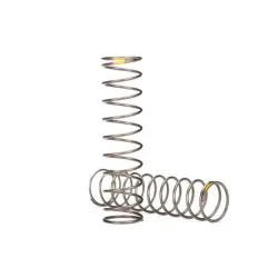 Springs, shock (natural finish(GTS) (0.22 rate, yellow strip, #TRX8042