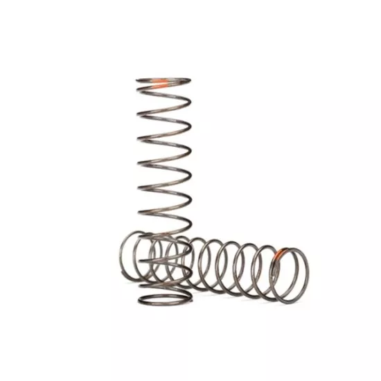 Springs, shock (natural finish(GTS)(0.39 rate, orange stripe