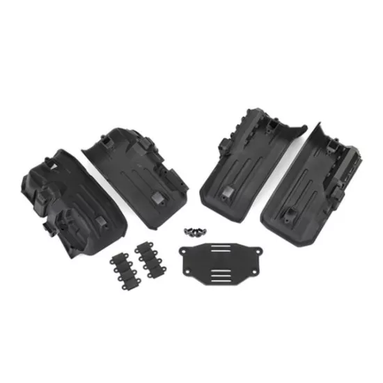 Fenders, inner, front & rear (2 each)/ rock light covers (8)/ battery plate/ 3x8