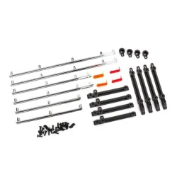 Side trim, left & right (chrome)/ retainers/ LED lens/ 2.6x8 BCS (24)