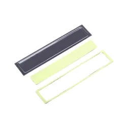 Tailgate panel insert (clear, requires painting)/ adhesive foam tape (2)