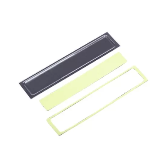 Tailgate panel insert (clear, requires painting)/ adhesive foam tape (2)