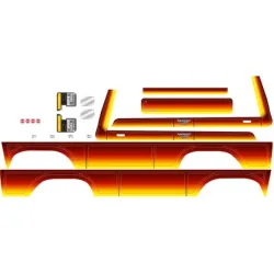 Decal sheet, Bronco, sunset
