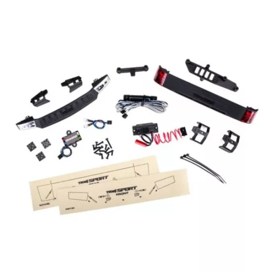 LED light kit, complete with power supply (contains headlights, tail lights, & d