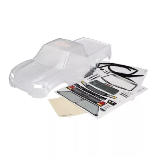 Body, TRX-4 Sport (clear, trimmed, die-cut for LED light kit, requires painting)