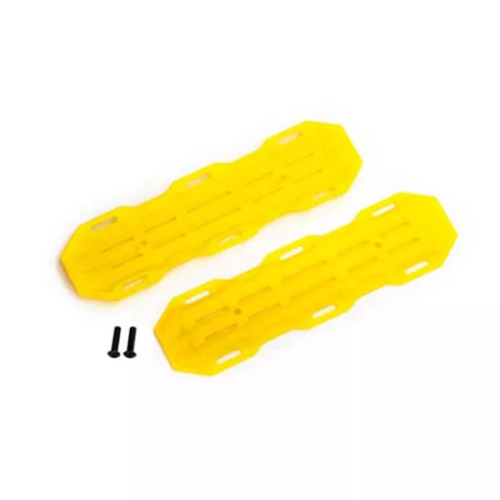 Traction boards, yellow/ mounting hardware