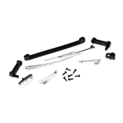 Door handles, left, right & rear tailgate/ windshield wipers, left & right/ reta, TRX8132