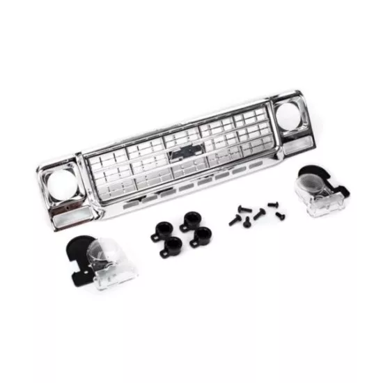 Grille, Chevrolet Blazer (1979)/ grille retainers (4)/ headlight housing (2)/ le, TRX8134