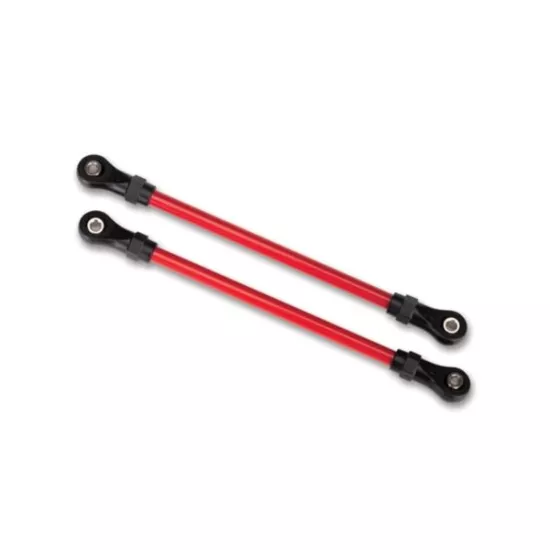 Suspension links, front lower, red (2) (5x104mm, powder coated steel) (assembled