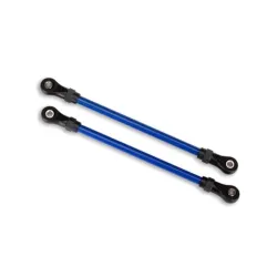 Suspension links, front lower, blue (2)  (5x104mm, powder coated steel) (assembl