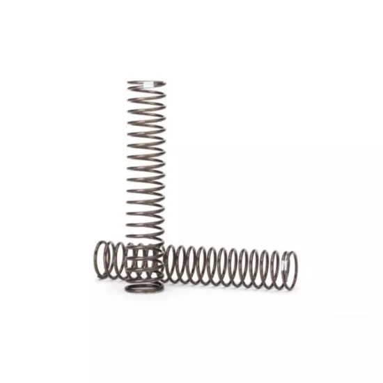 Springs, shock, long (natural finish) (GTS) (0.29 rate, white stripe) (for use w, TRX8153