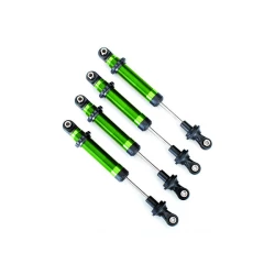 Shocks, GTS, aluminum (green-anodized) (assembled without springs) (4) (for use with #8140 TRX-4 Long Arm Lift Kit)