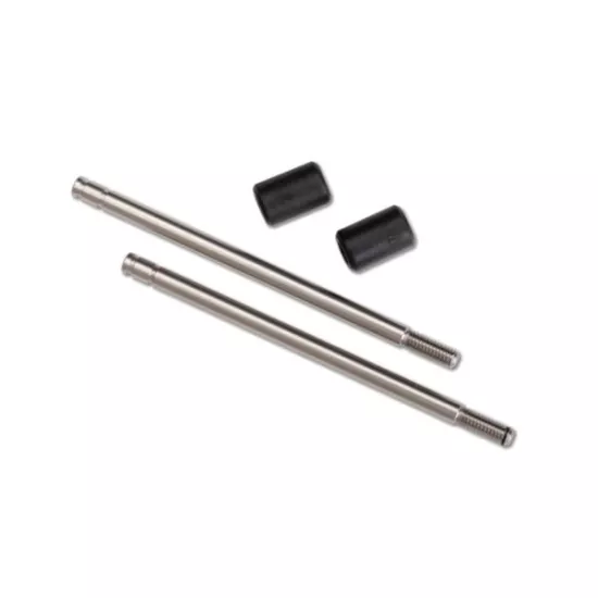 Shock shaft, 3x57mm (GTS) (2) (includes bump stops) (for use with TRX-4 Long Arm
