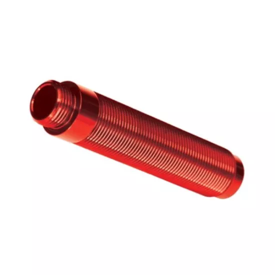 Body, GTS shock, long (aluminum, red-anodized) (1) (for use with #8140R TRX-4 Lo