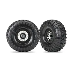 Tires and wheels, assembled (Method 105 black chrome beadlock wheels, Canyon Tra