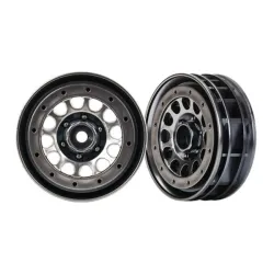 Wheels, Method 105 1.9' (black chrome, beadlock) (beadlock rings sold separately