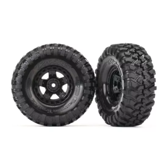 Tires and wheels, assembled, glued (TRX-4 Sport wheels, Canyon Trail 1.9 tires)