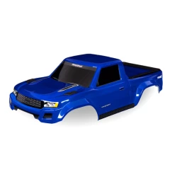Body, TRX-4 Sport, blue (painted, decals applied) (for clipless mounting) (requires #8080X inner fenders)