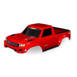 Body, TRX-4 Sport, red (painted, decals applied) (for clipless mounting) (requires #8080X inner fenders)