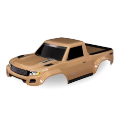 Body, TRX-4 Sport, tan (painted, decals applied) (for clipless mounting) (requires #8080X inner fenders)