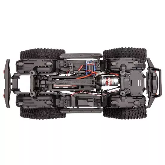 Traxxas TRX-4 Sport oranje met rups banden zonder accu en lader