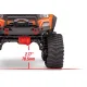 Traxxas TRX-4 Sport oranje met rups banden zonder accu en lader