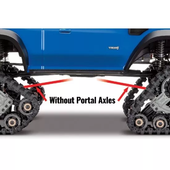 Traxxas TRX-4 Sport oranje met rups banden zonder accu en lader