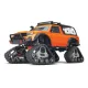 Traxxas TRX-4 Sport oranje met rups banden zonder accu en lader