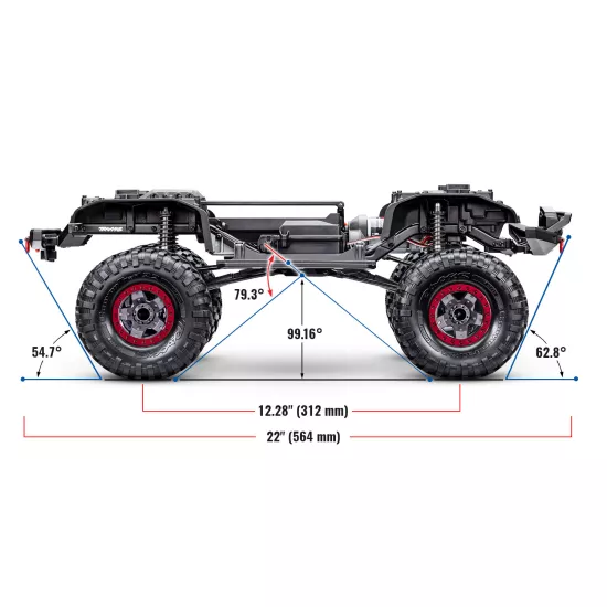 Traxxas TRX-4 Sport High Trail Edition Blue