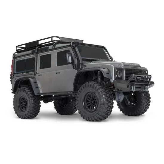 Traxxas Land Rover Defender Crawler silver kleur met lier