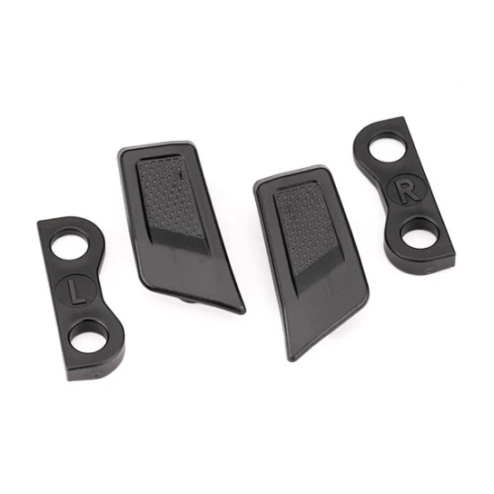Hood vents (left & right)/ retainers (left & right) (for clipless body mounting) (attaches to #8213 series bodies)