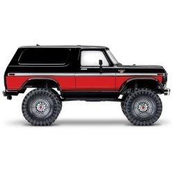 Traxxas TRX-4 Ford Bronco 1979 Crawler rood zonder clips