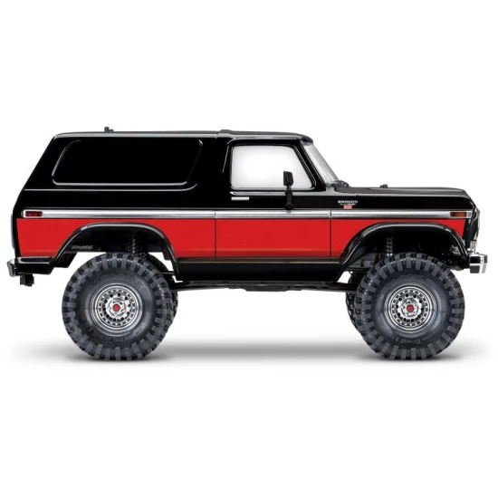 Traxxas TRX-4 Ford Bronco 1979 Crawler rood zonder clips
