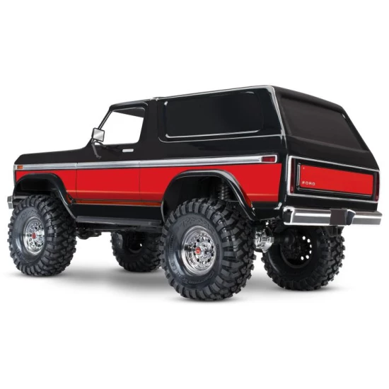 Traxxas TRX-4 Ford Bronco 1979 Crawler rood zonder clips