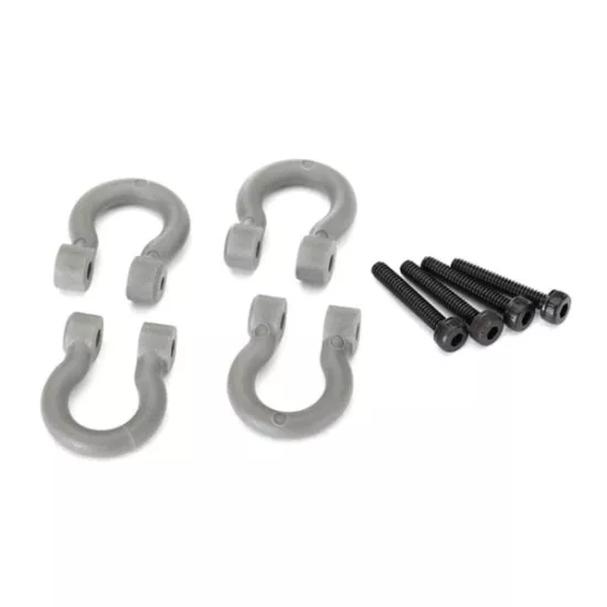 Bumper D-Rings, grey (front or rear)/ 2.0x12 CS (4), TRX8234