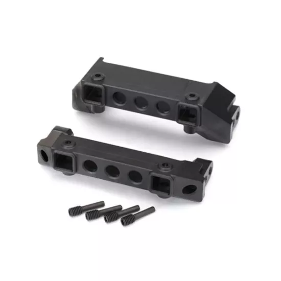 Bumper mounts, front & rear/ screw pins (4), TRX8237