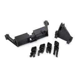 Servo mount, 2-speed/ servo mount, T-Lock/ wire clips