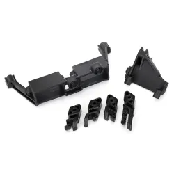Servo mount, 2-speed/ servo mount, T-Lock/ wire clips