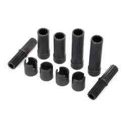 Half shafts, center (internal splined, front (2) & internal