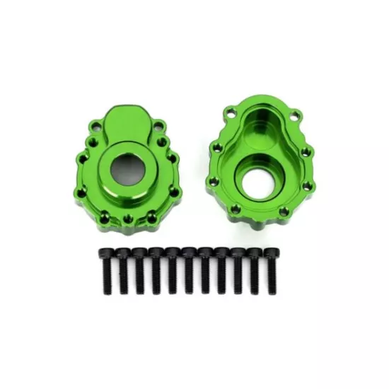 Portal housings, outer, 6061-T6 aluminum (green-anodized) (2)/ 2.5x10 CS (12)