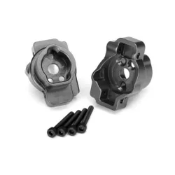 Portal drive axle mount, rear, 6061-T6 aluminum (charcoal gray-anodized) (left a