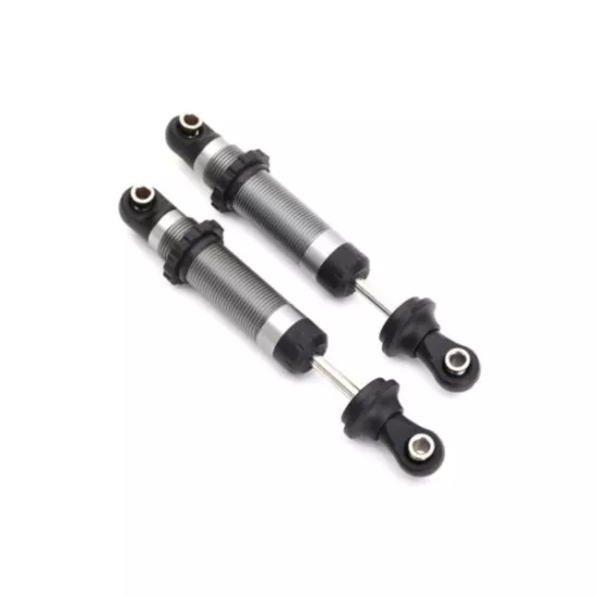 Shocks, GTS, silver aluminum (assembled with spring retainer, TRX8260