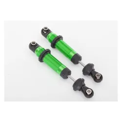 Shocks, GTS, aluminum (green-anodized) (assembled with sprin, #TRX8260G