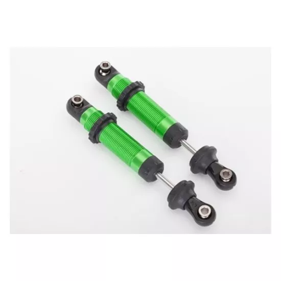 Shocks, GTS, aluminum (green-anodized) (assembled with sprin, #TRX8260G