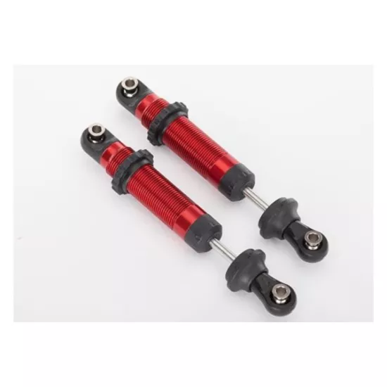 Shocks, GTS, aluminum (red-anodized) (assembled with spring, #TRX8260R