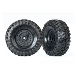 Tires and wheels, assembled, glued (Tactical wheels, Canyon, #TRX8273
